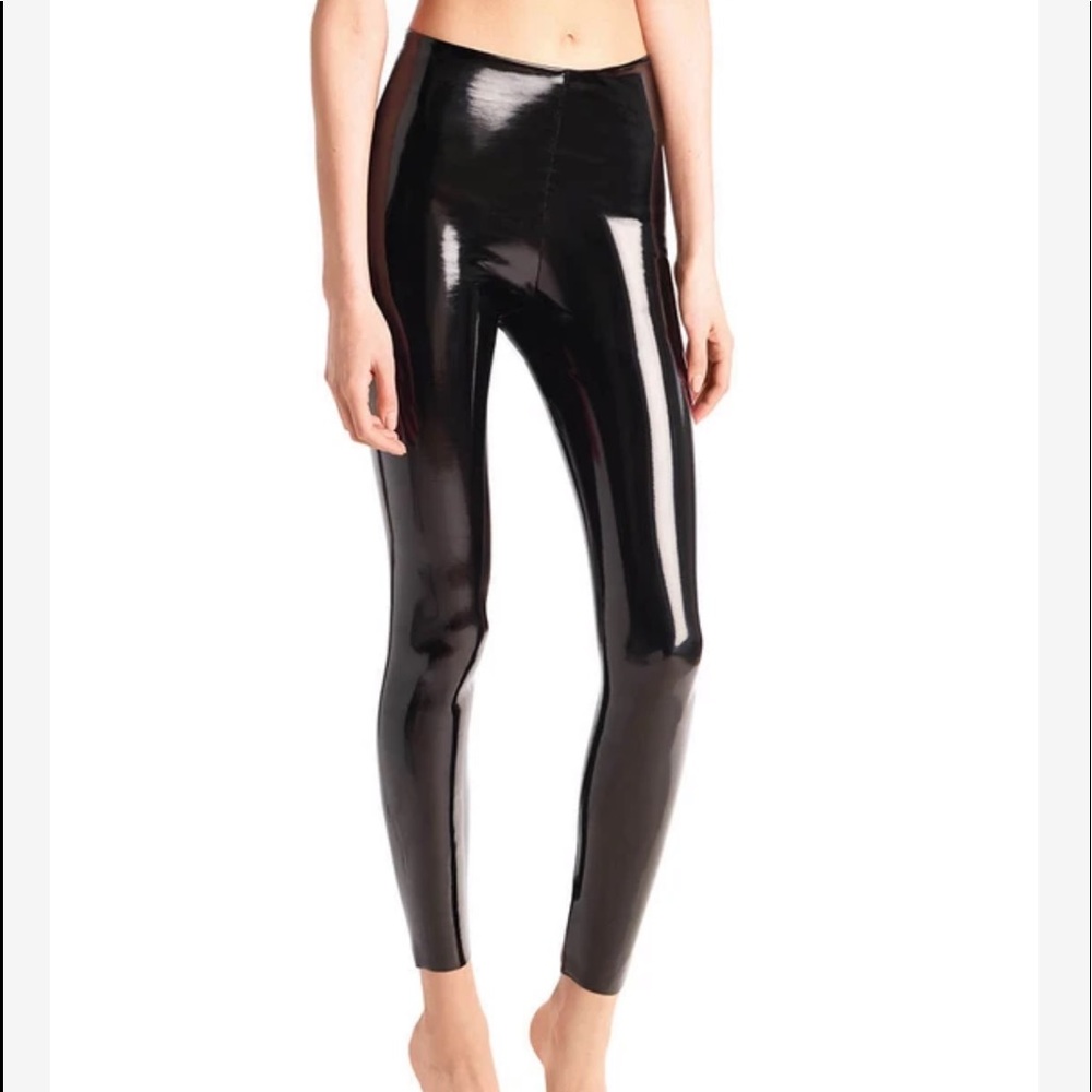 Commando faux patent leggings